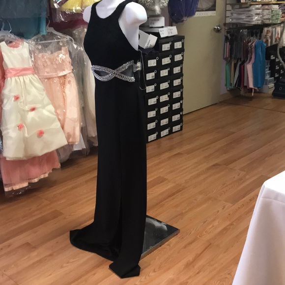 La Scala black evening dress - Picture 2 of 5